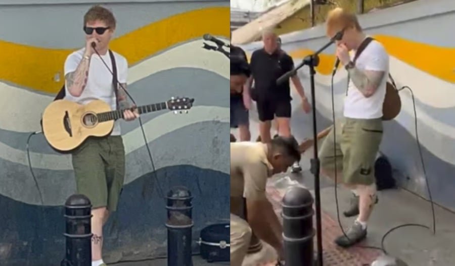 Ed Sheeran’s impromptu busking performance in Bengaluru unplugged by Indian police